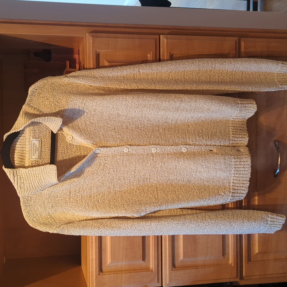 Cream cardigan